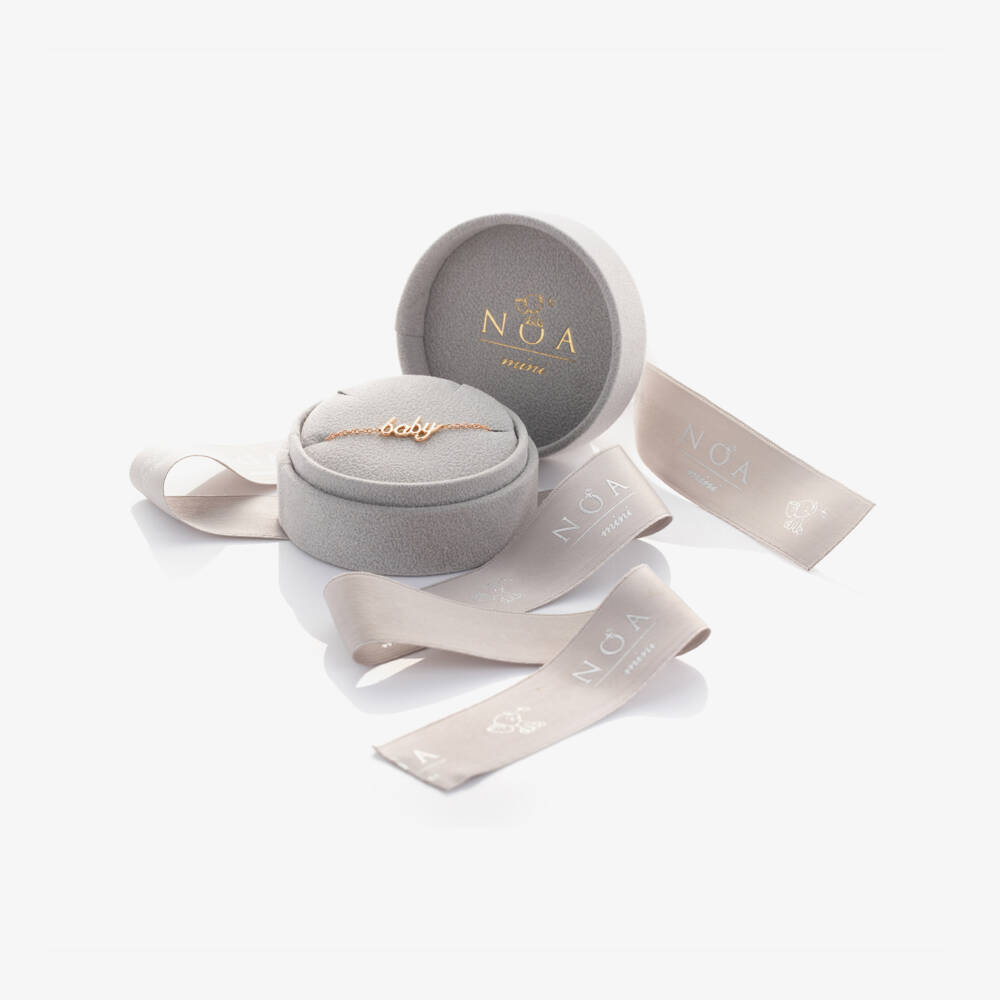 NOA Mini-18kt Rose Gold Baby Bracelet | Childrensalon