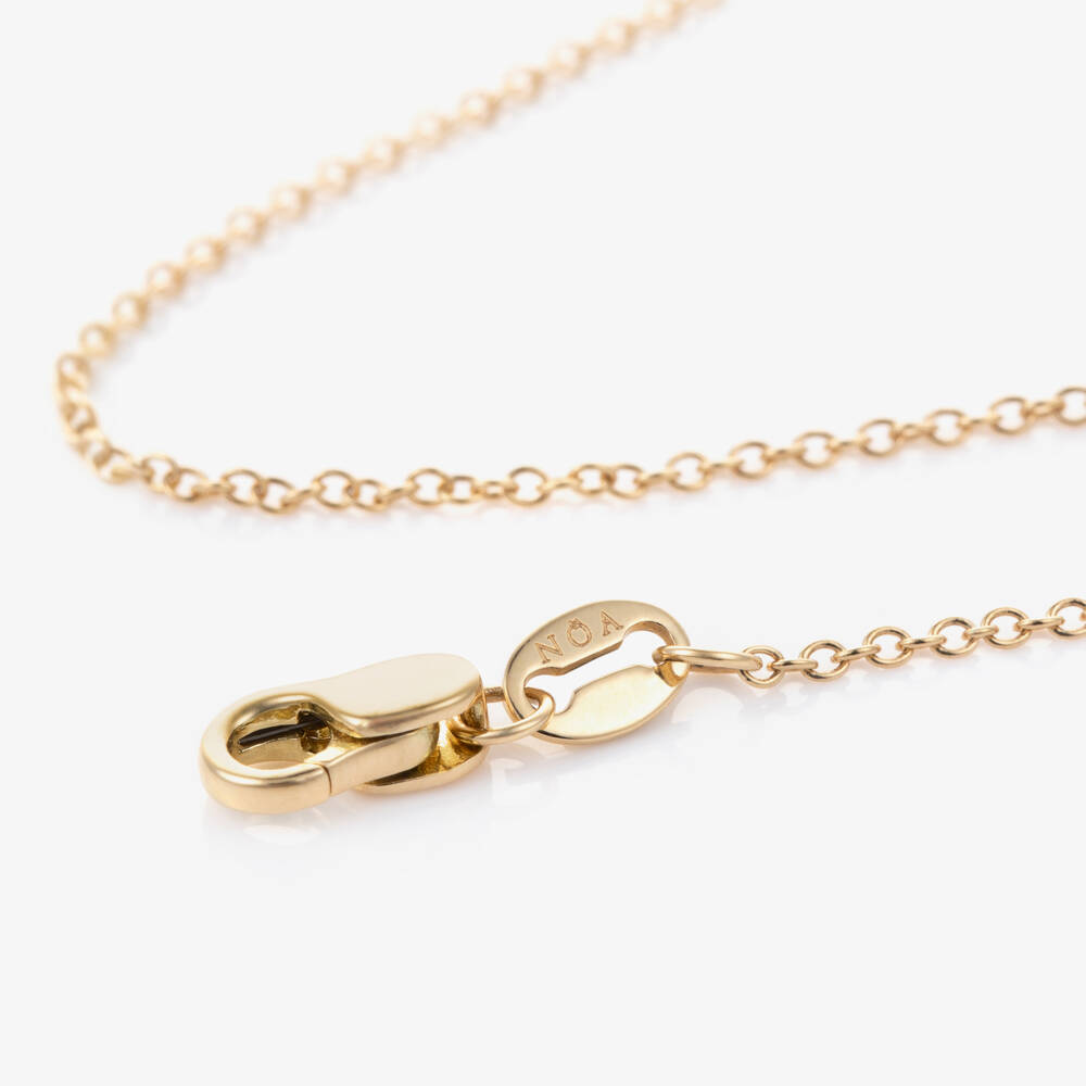 NOA Mini-18kt Yellow Gold & Diamond Lion Bracelet | Childrensalon