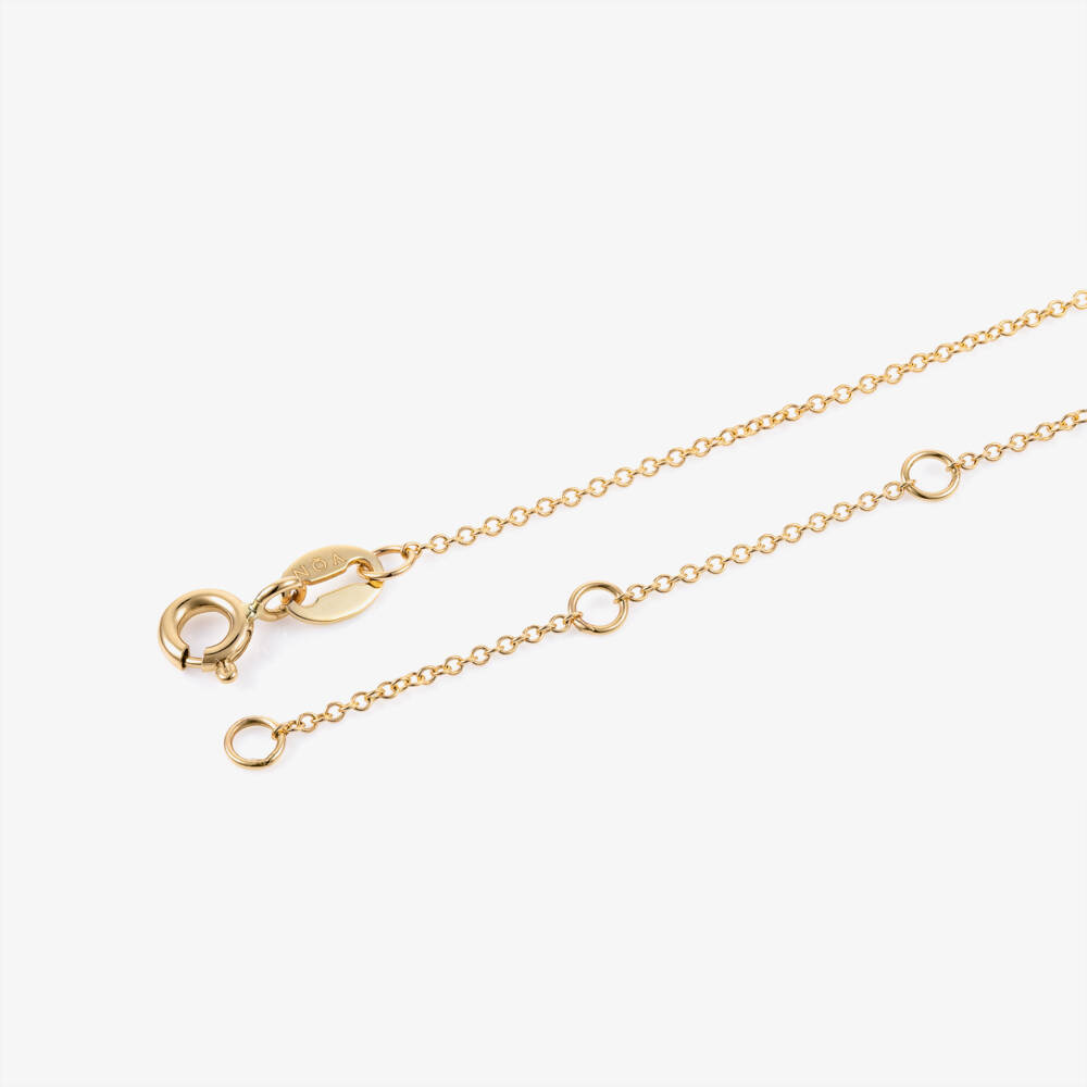NOA Mini-18kt Yellow Gold & Diamond Love Bracelet | Childrensalon