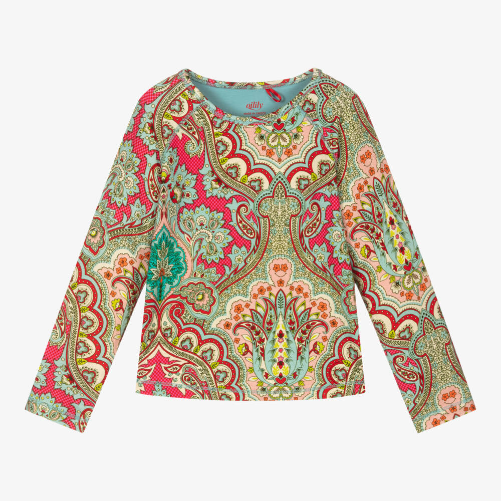Top paisley blue