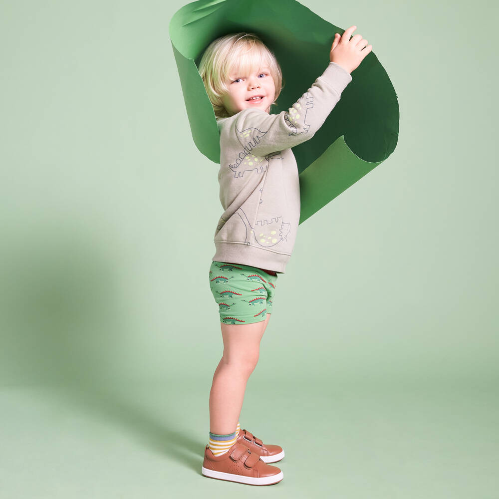 Old Soles-Boys Brown Leather Trainers | Childrensalon