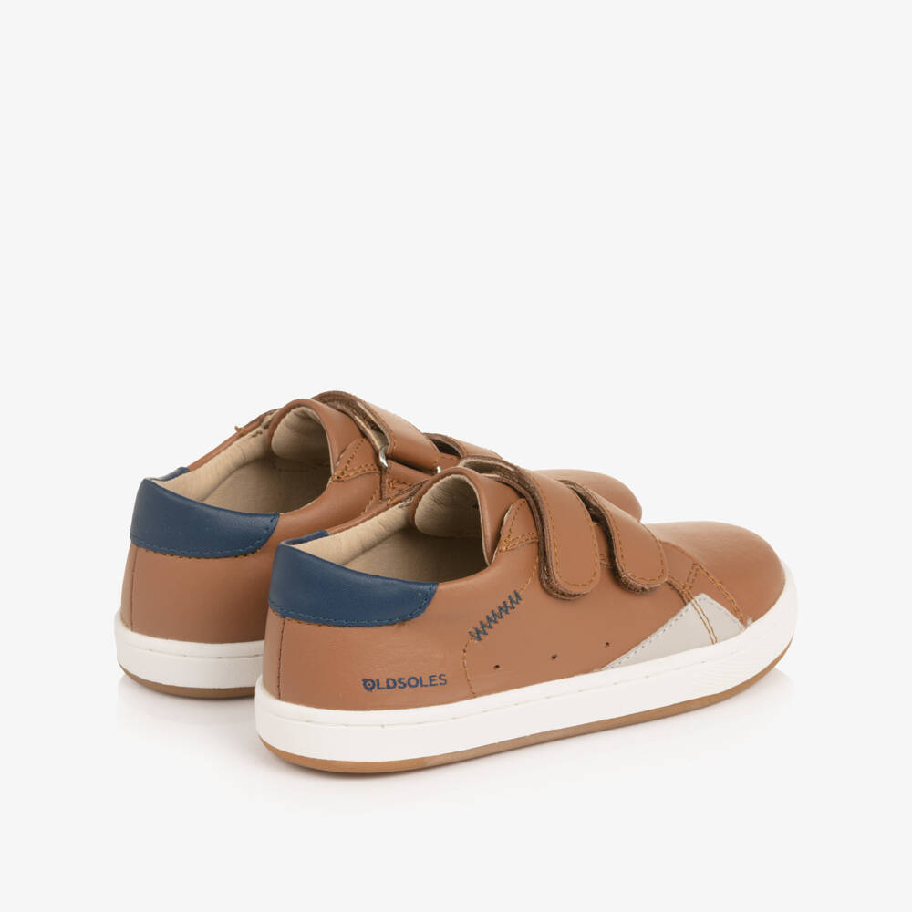 Old Soles-حذاء رياضي جلد لون بني فاتح للأولاد | Childrensalon