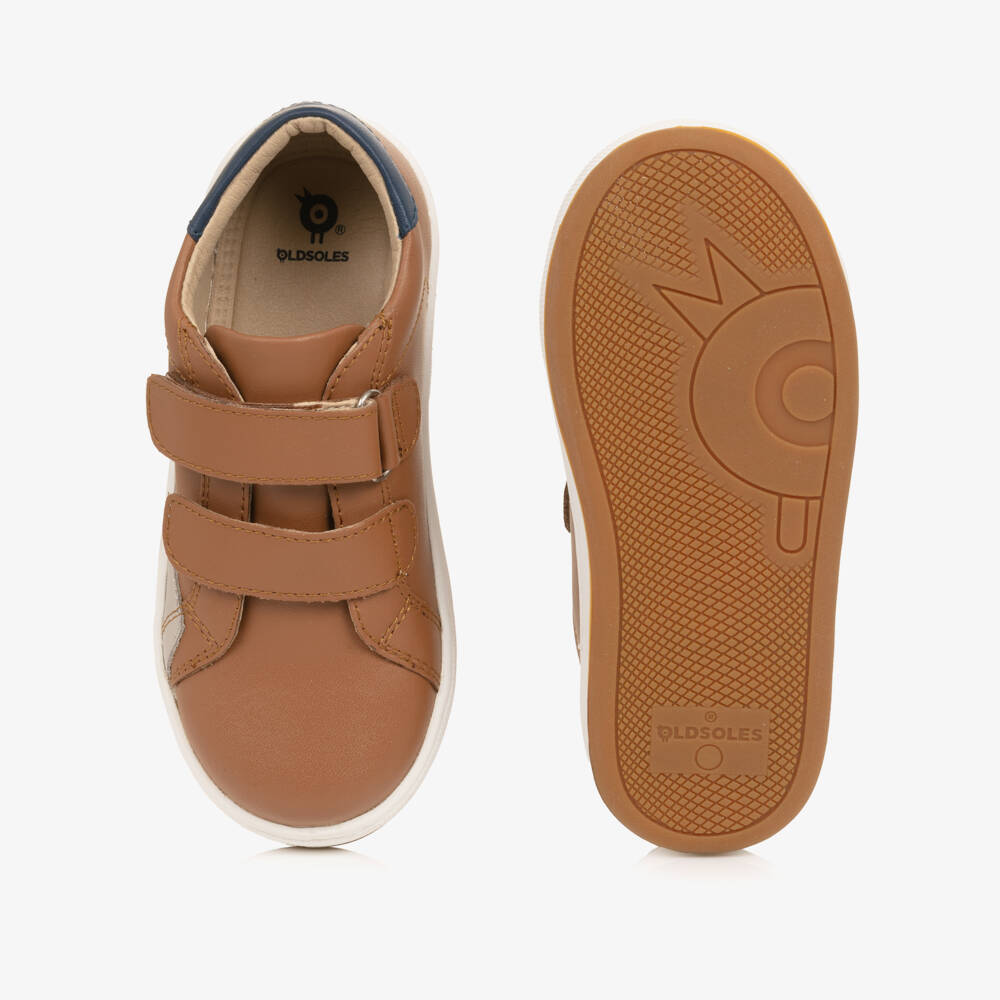 Old Soles-حذاء رياضي جلد لون بني فاتح للأولاد | Childrensalon