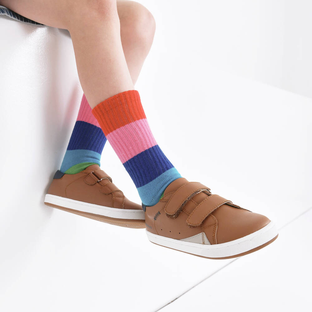 Old Soles-حذاء رياضي جلد لون بني فاتح للأولاد | Childrensalon