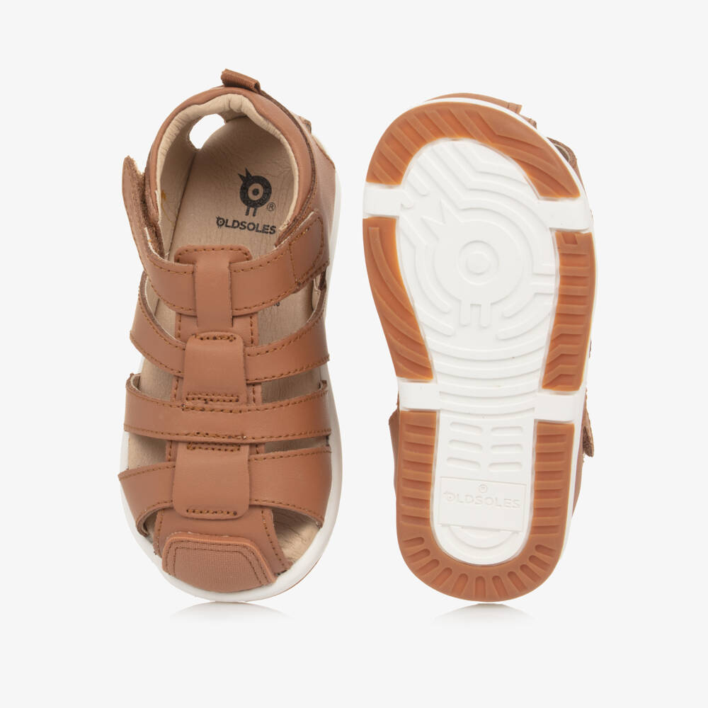 Old Soles-Кожаные сандалии на липучке на первый шаг для малышей | Childrensalon