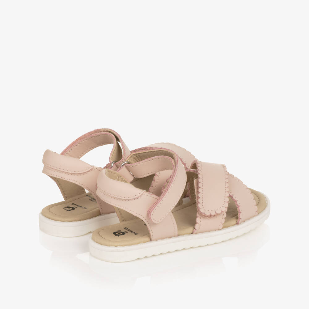 Old Soles-Girls Pale Pink Leather Sandals | Childrensalon