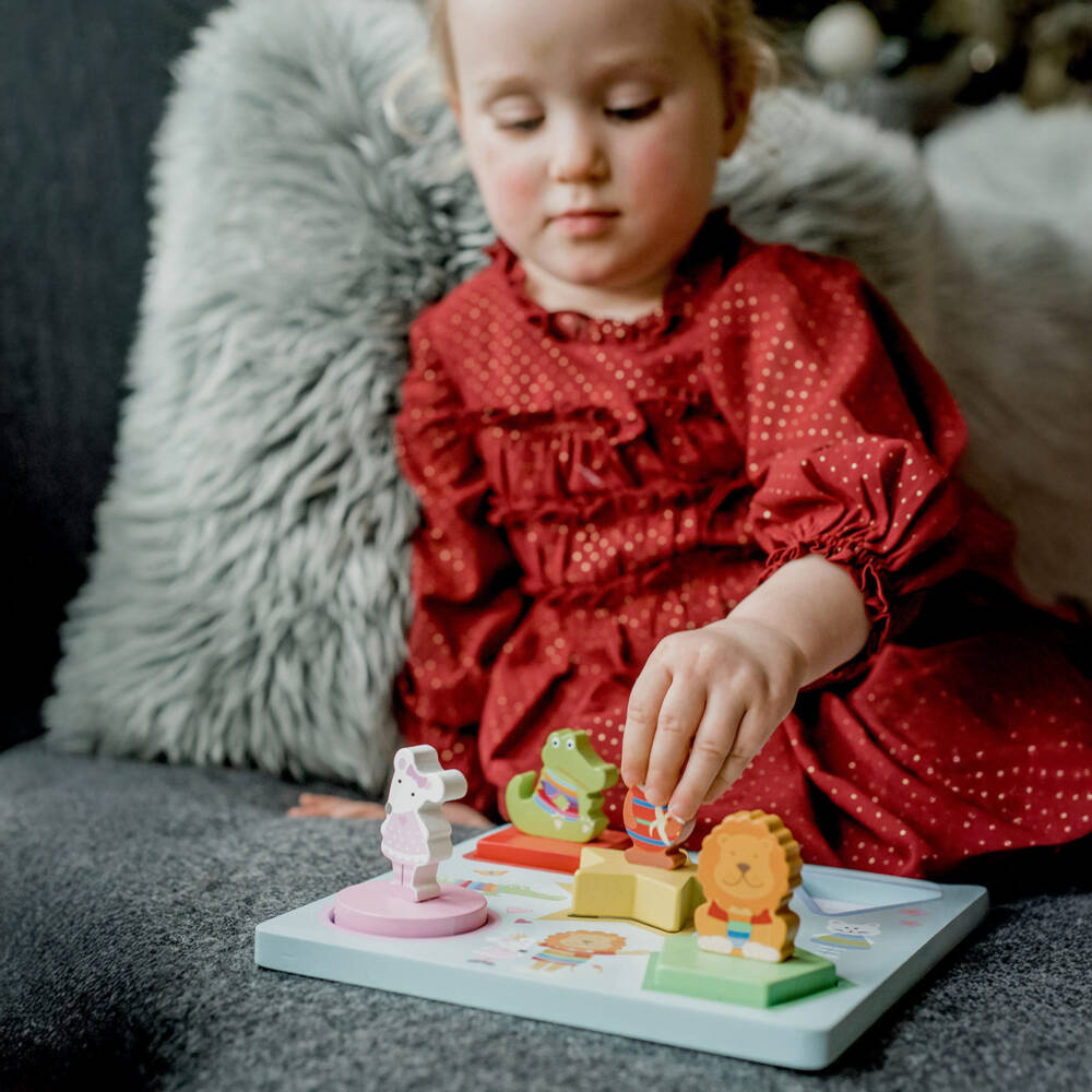 Orange Tree Toys-Animal 3D Wooden Puzzle (19cm) | Childrensalon