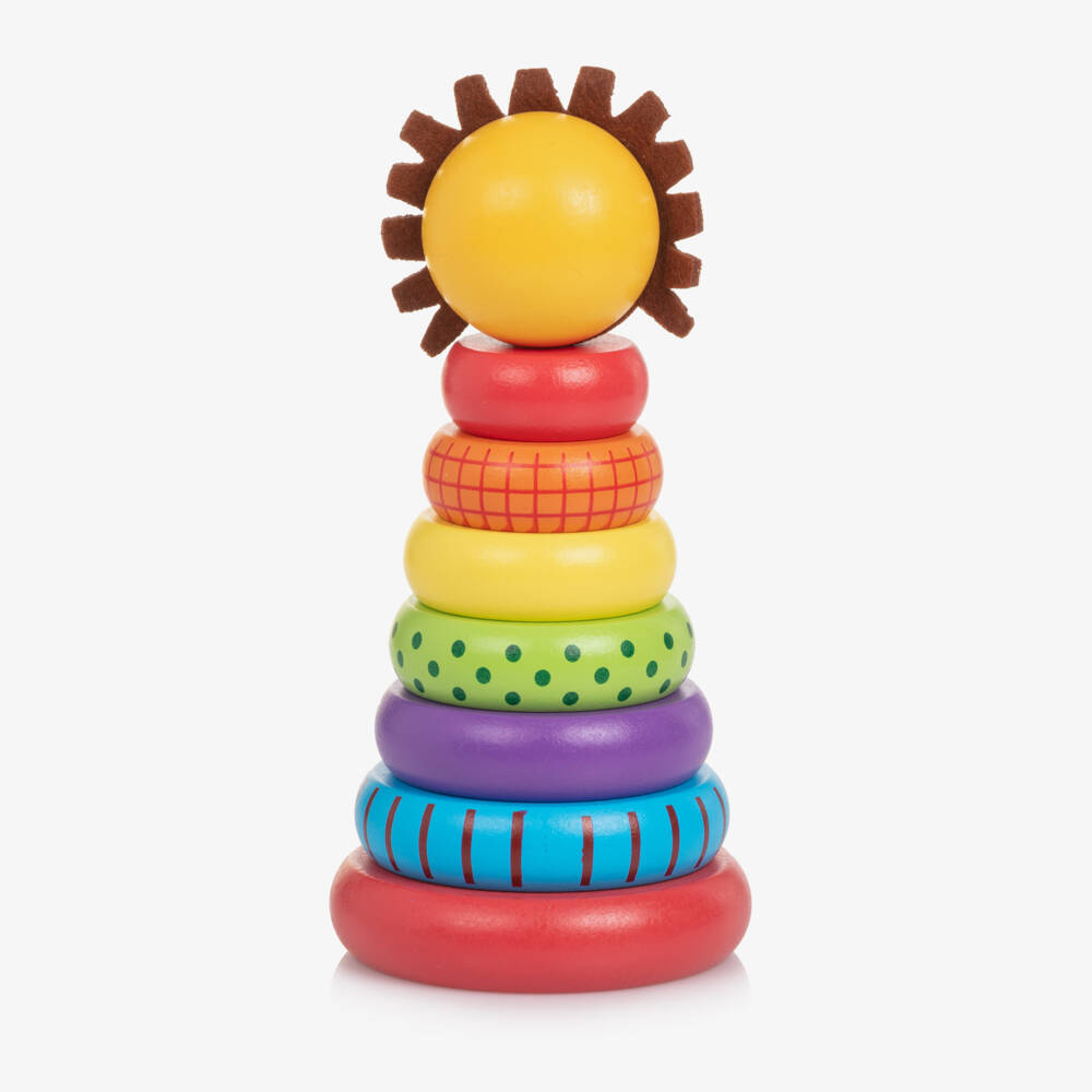 Orange Tree Toys-Colourful Lion Stacking Ring (20cm) | Childrensalon