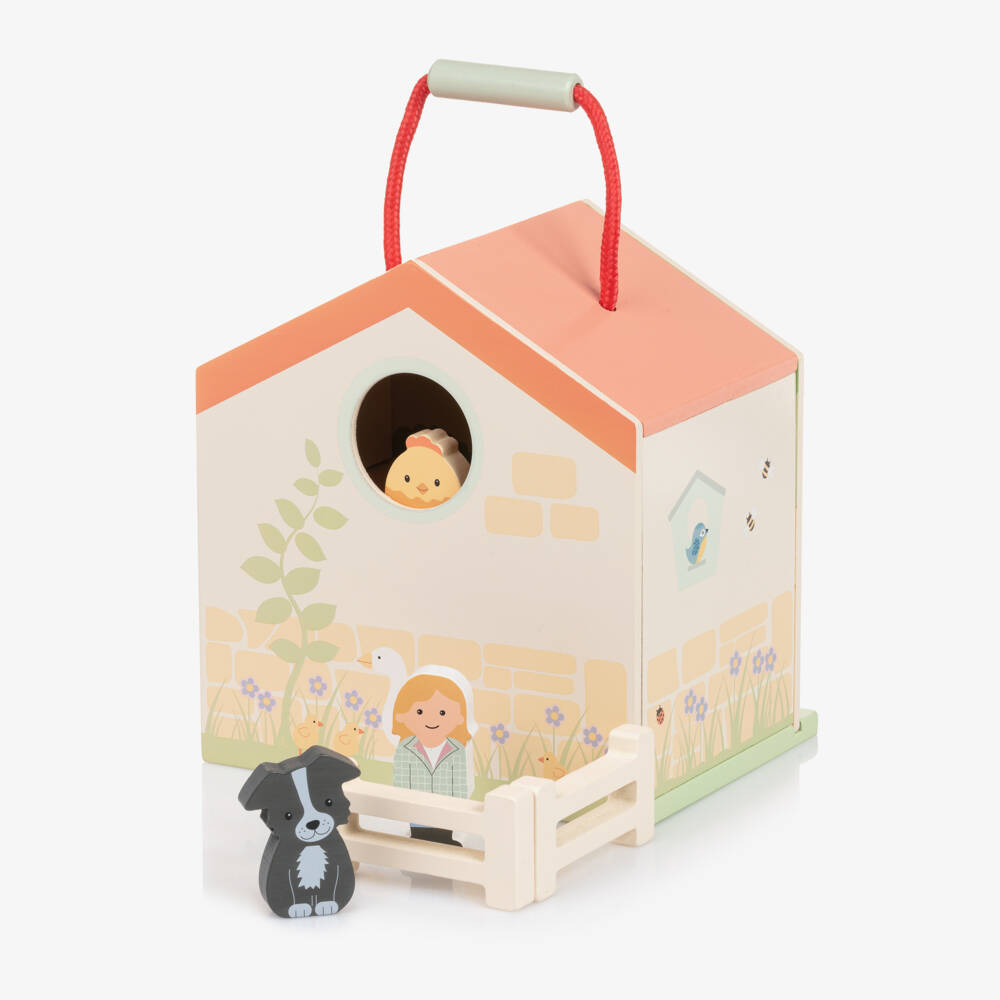 Orange Tree Toys-Farmyard Wooden Play Set (20cm) | Childrensalon