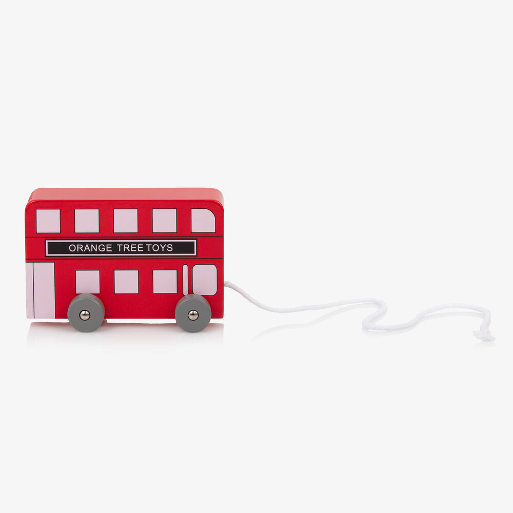 Orange Tree Toys-London Bus Pull Along Toy (13cm) | Childrensalon