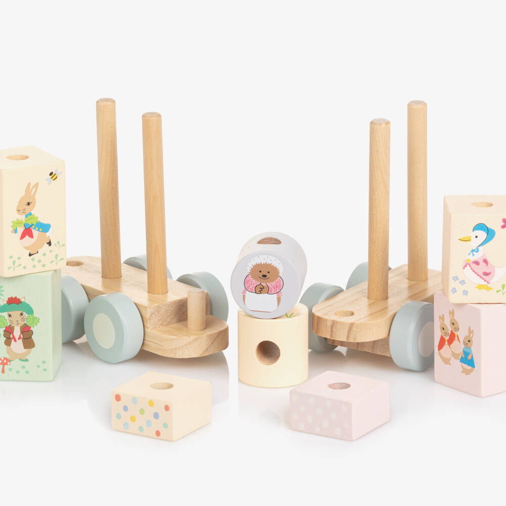Orange Tree Toys-Peter Rabbit Puzzle Train Toy (37cm) | Childrensalon