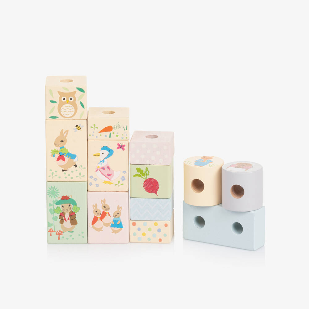 Orange Tree Toys-Peter Rabbit Puzzle Train Toy (37cm) | Childrensalon