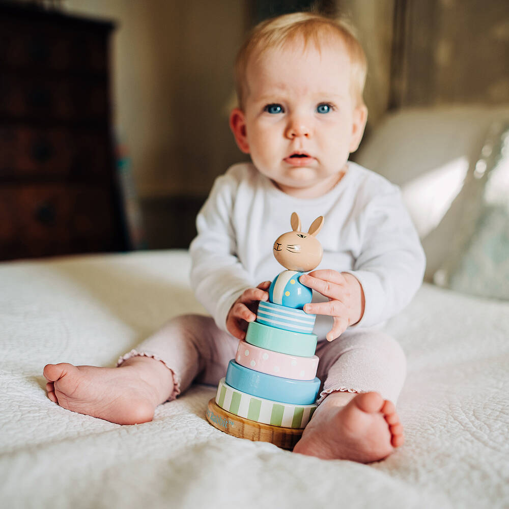 Orange Tree Toys-Peter Rabbit Stacking Toy (17cm) | Childrensalon