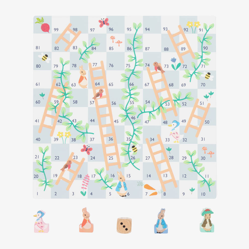 Orange Tree Toys-Peter Rabbit Vines & Ladders Board Game (26cm) | Childrensalon