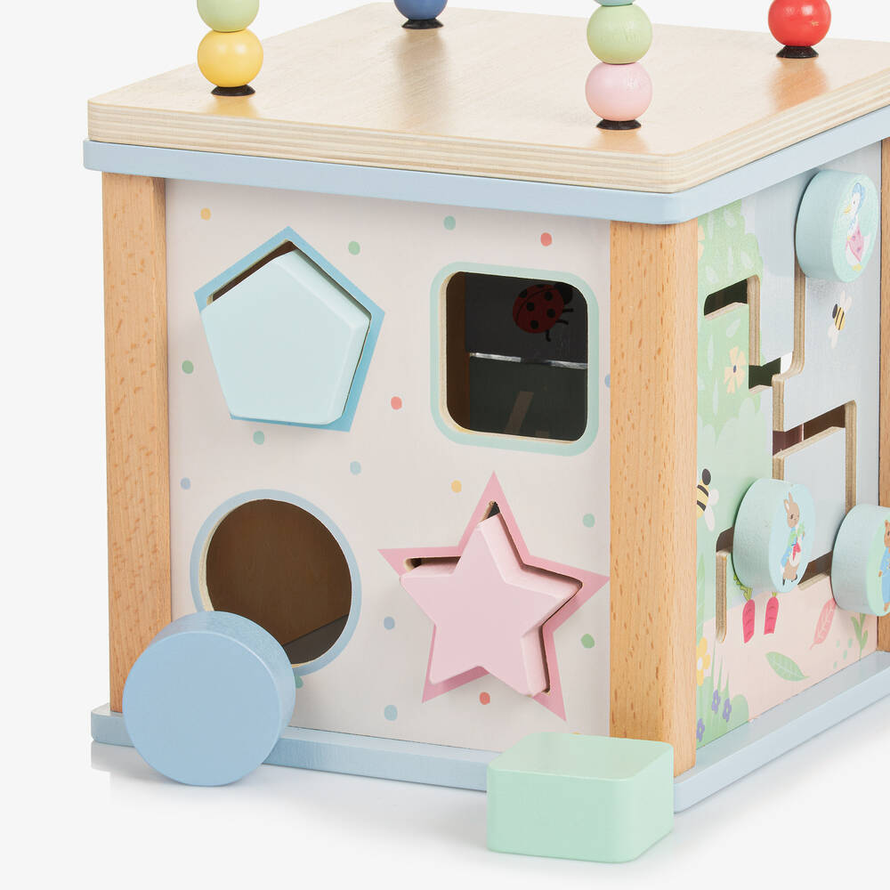 Orange Tree Toys-Peter Rabbit Wooden Activity Cube | Childrensalon