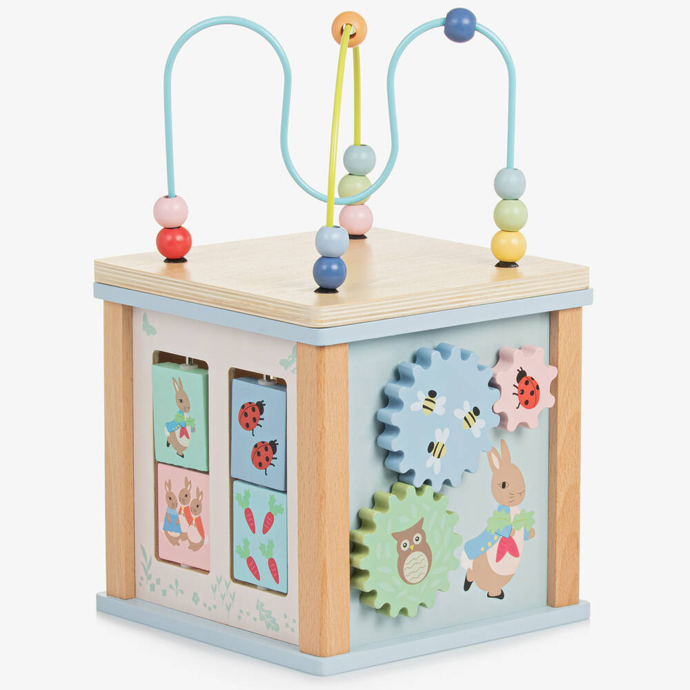 Orange Tree Toys-Peter Rabbit Wooden Activity Cube | Childrensalon