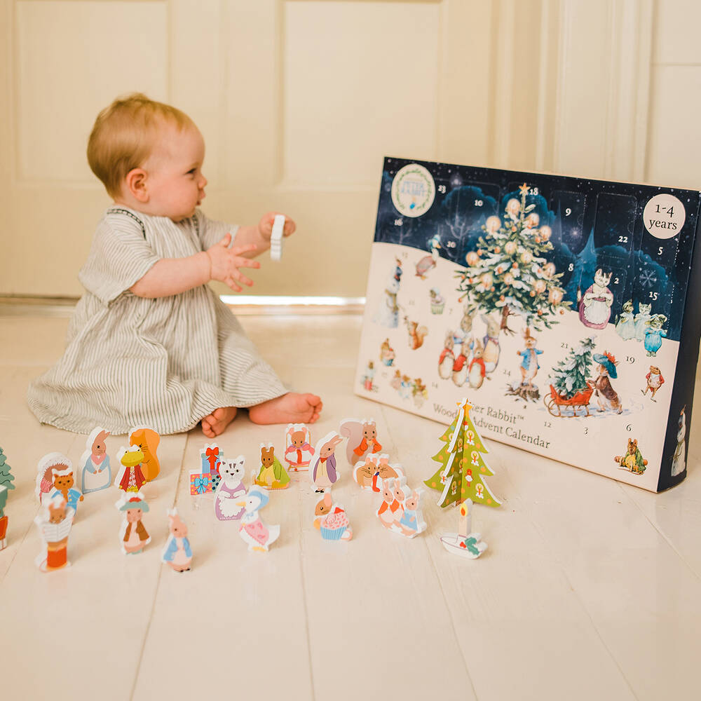Orange Tree Toys-Peter Rabbit Wooden Advent Calendar  | Childrensalon