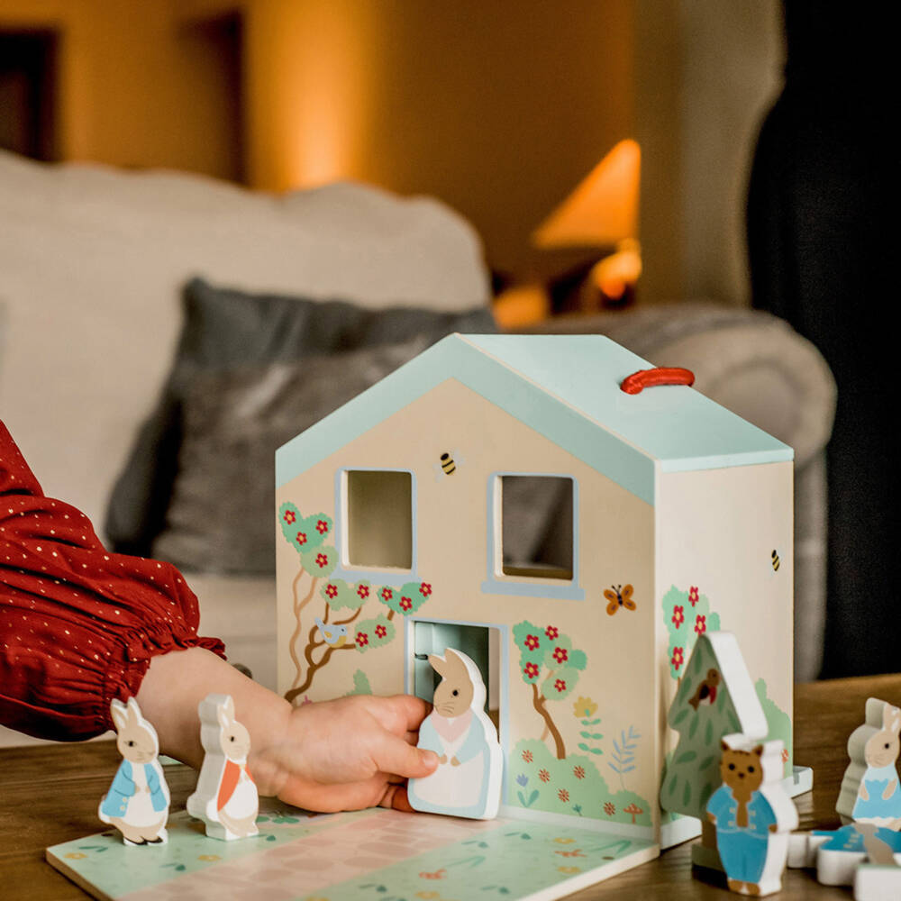 Orange Tree Toys-Peter Rabbit Wooden Play Set (20cm) | Childrensalon