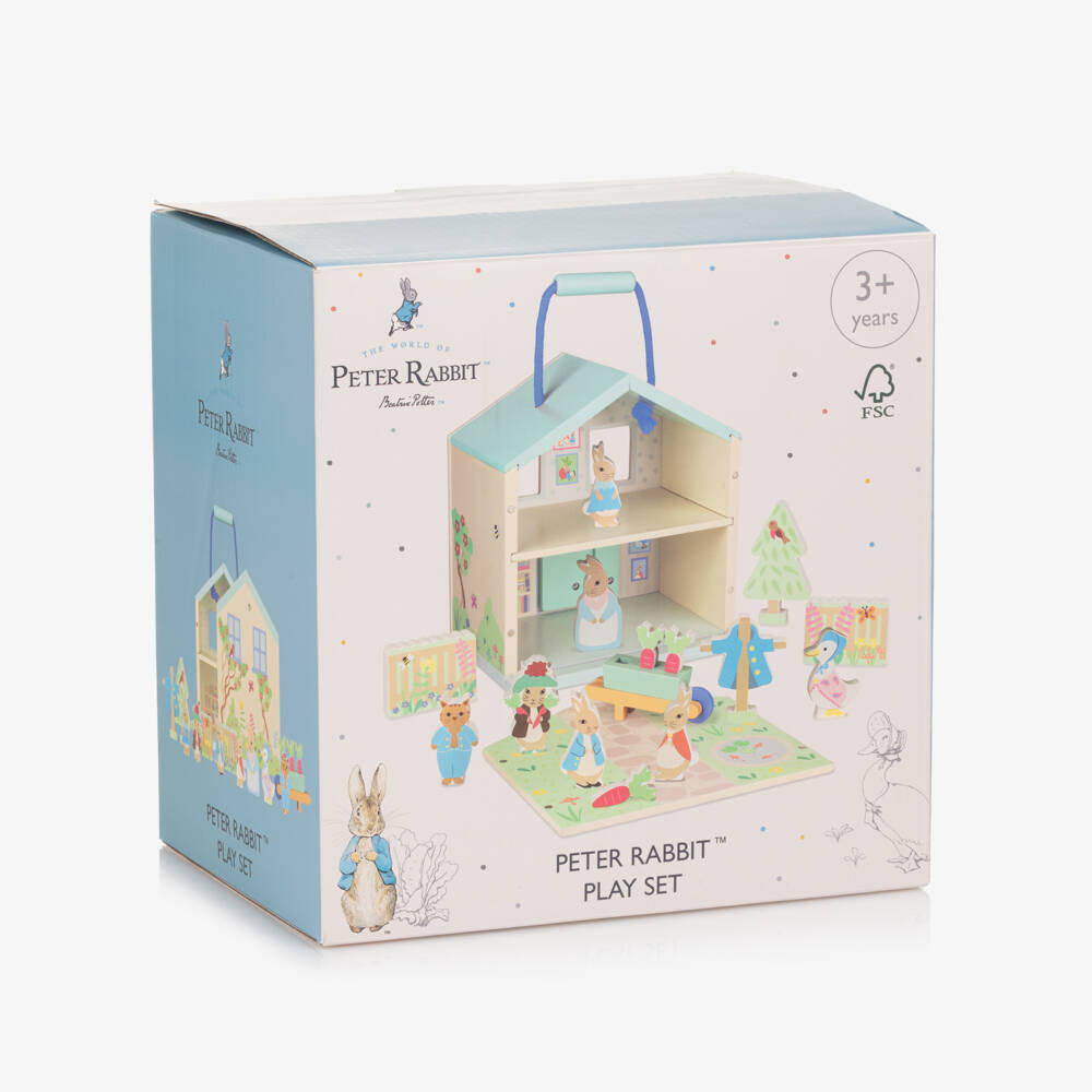 Orange Tree Toys-Peter Rabbit Wooden Play Set (20cm) | Childrensalon