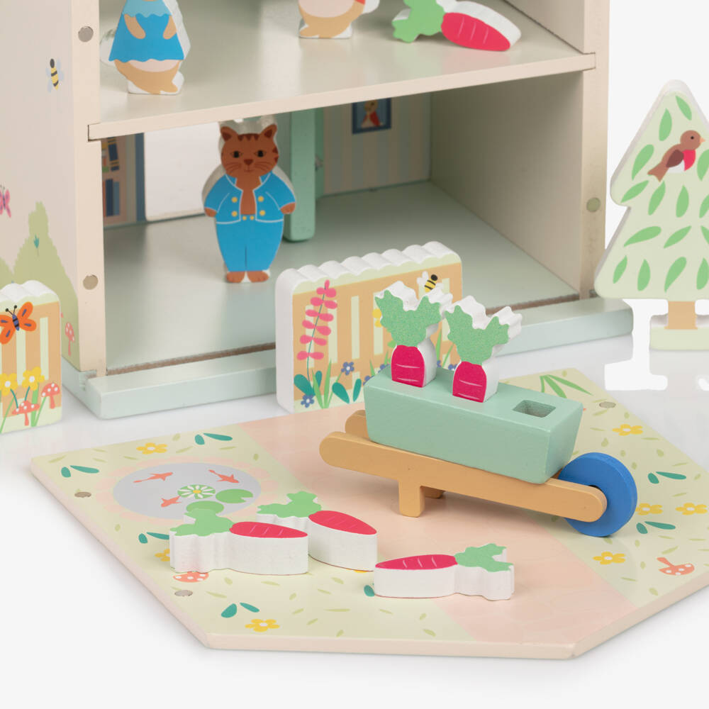 Orange Tree Toys-Peter Rabbit Wooden Play Set (20cm) | Childrensalon