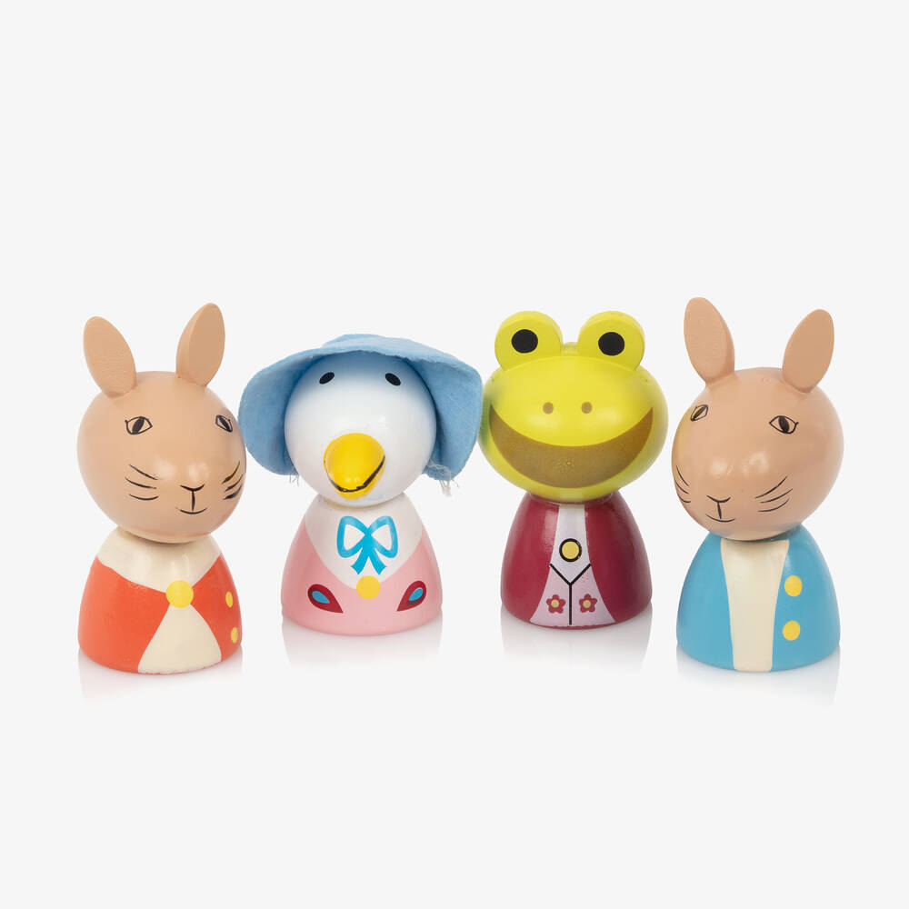 Orange Tree Toys-Peter Rabbit Wooden Puzzle Train Toy (29cm) | Childrensalon