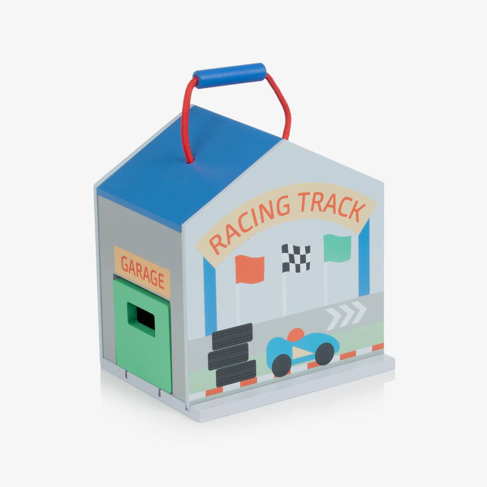 Orange Tree Toys- Racing Track Wooden Play Set (22cm) | Childrensalon