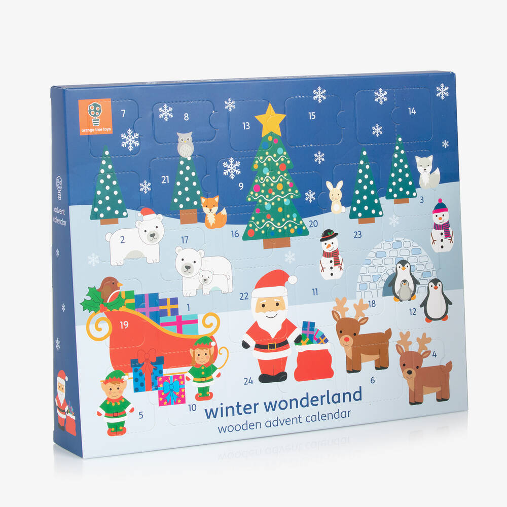 Orange Tree Toys-Winter Wonderland Wooden Advent Calendar | Childrensalon