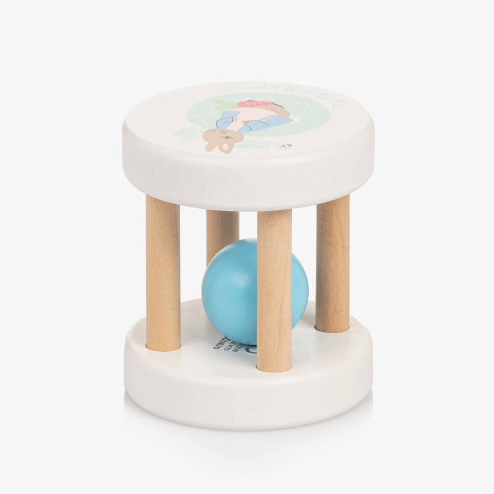 Orange Tree Toys-Wooden Peter Rabbit Roller Rattle (8cm) | Childrensalon