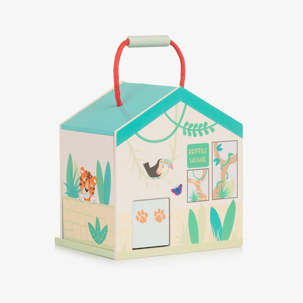 Orange Tree Toys-طقم لعبة خشبية حديقة الحيوانات (20 سم) | Childrensalon