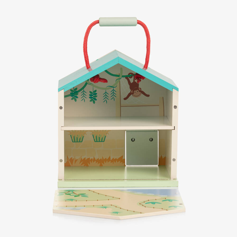 Orange Tree Toys-طقم لعبة خشبية حديقة الحيوانات (20 سم) | Childrensalon