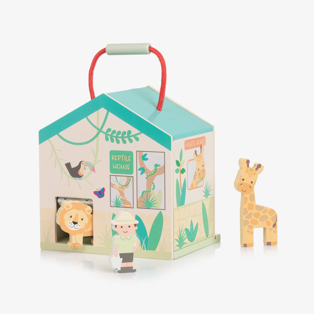 Orange Tree Toys-طقم لعبة خشبية حديقة الحيوانات (20 سم) | Childrensalon