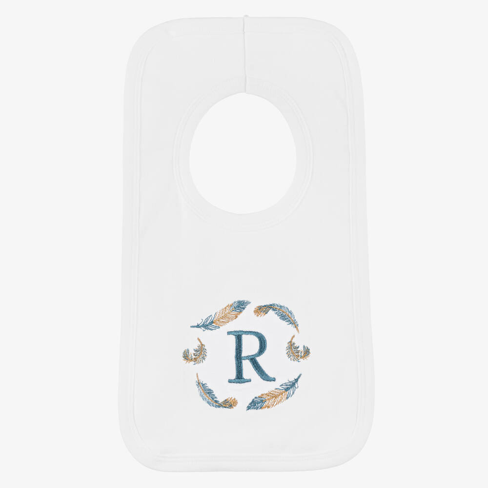 Paint My Dreams-White Feather Personalised Babysuit Gift Set | Childrensalon