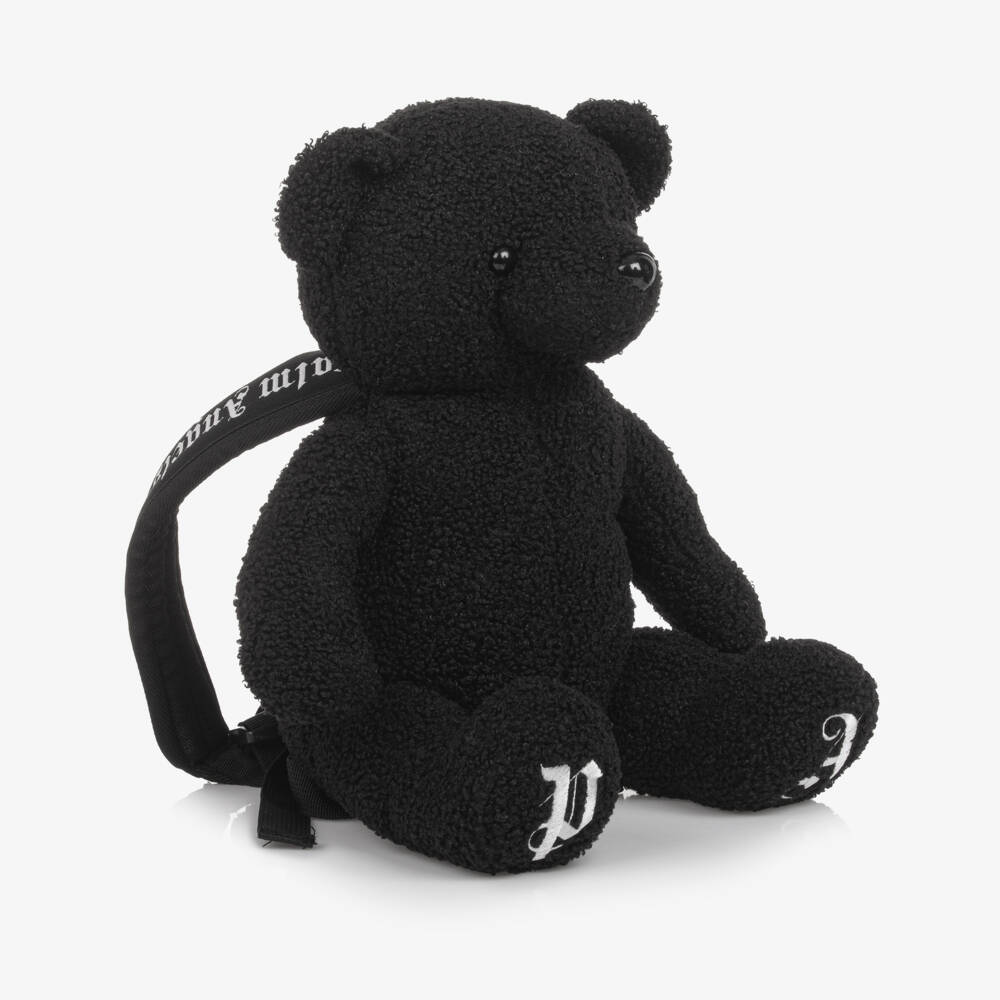 Palm Angels-حقيبة ظهر على شكل دب بوكليه لون أسود (33 سم) | Childrensalon