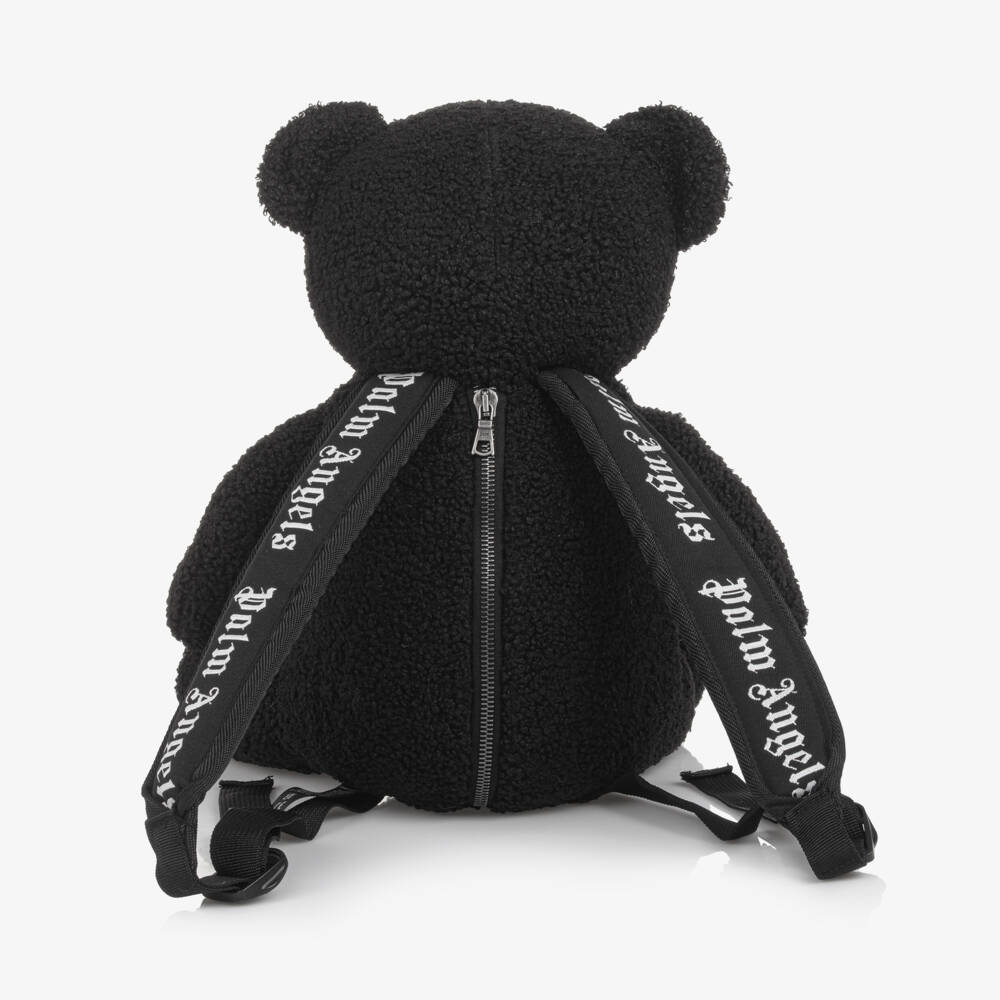 Palm Angels-حقيبة ظهر على شكل دب بوكليه لون أسود (33 سم) | Childrensalon