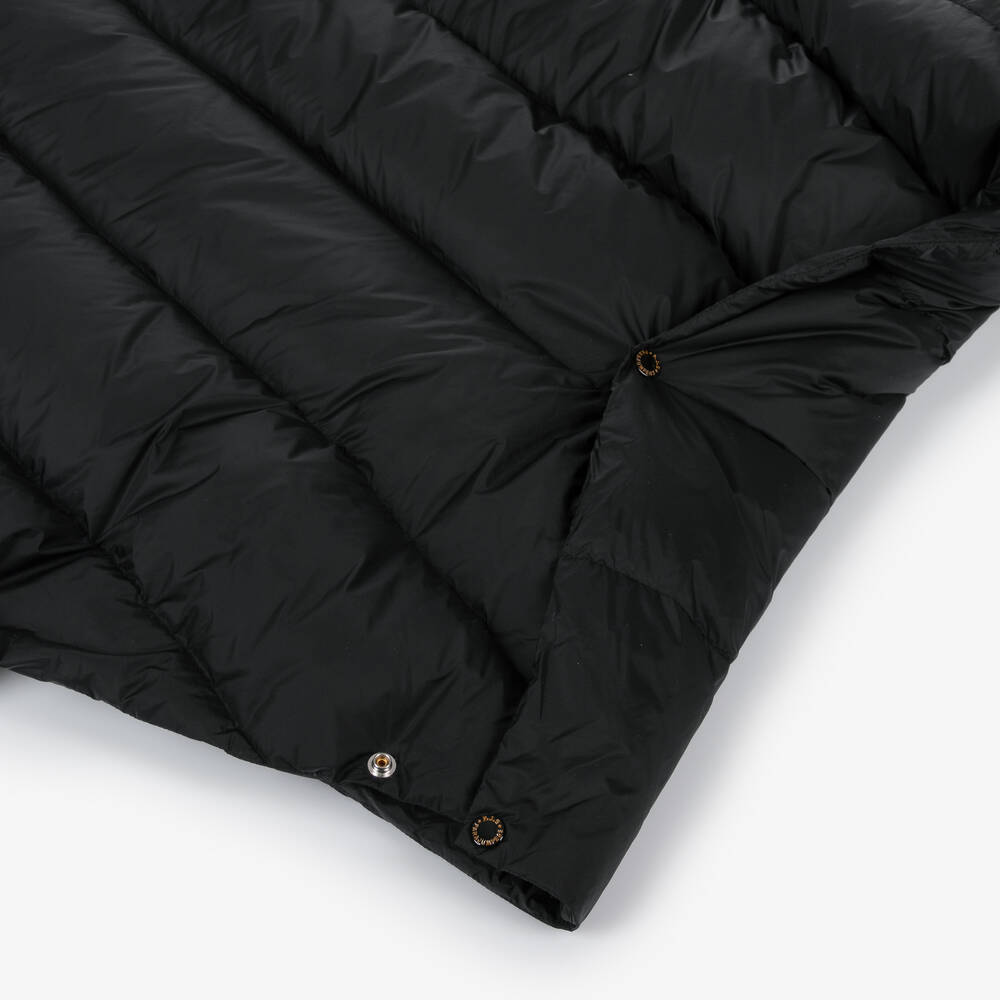 Parajumpers-Girls Black Down Padded Puffer Cape | Childrensalon