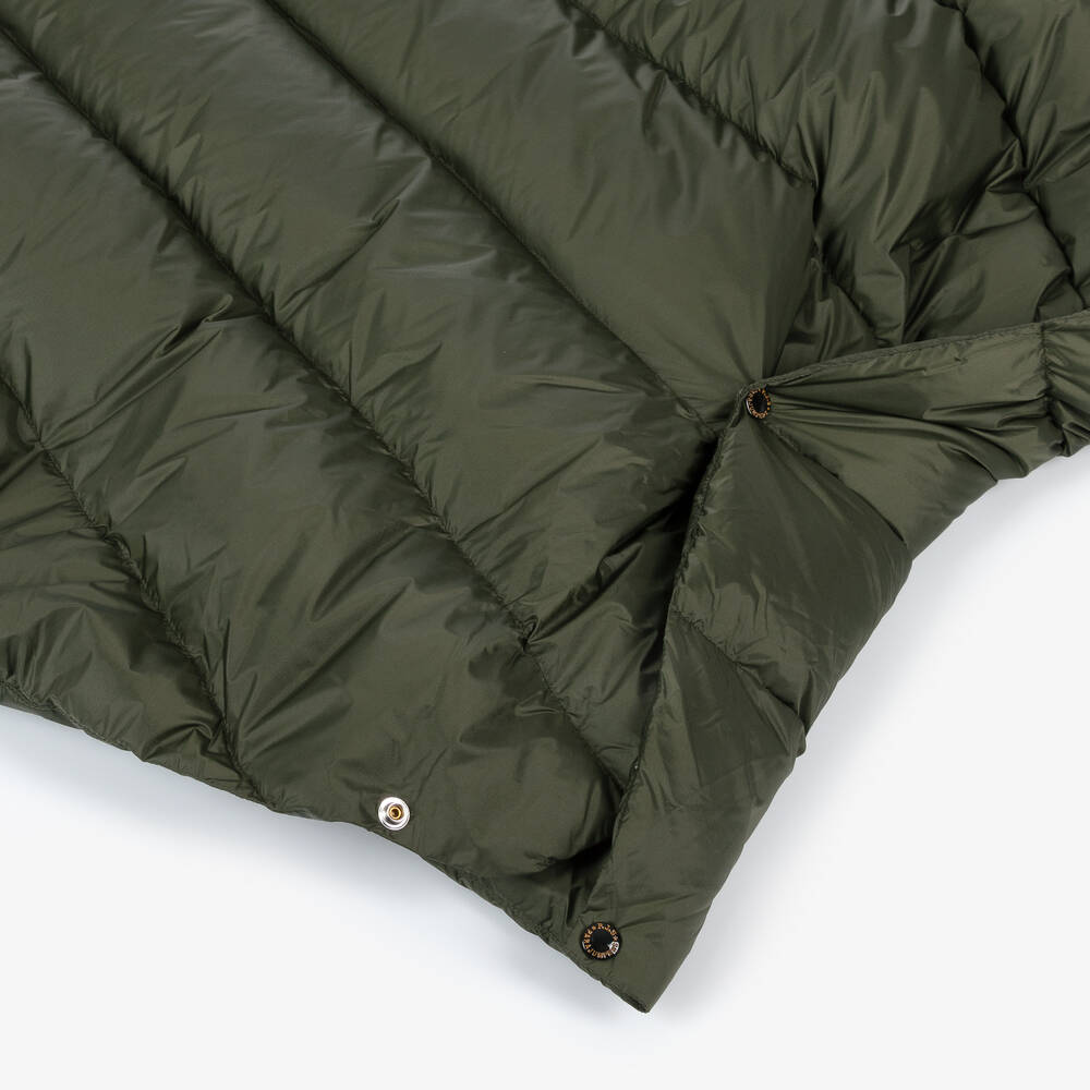 Parajumpers-Girls Green Down Padded Puffer Cape | Childrensalon