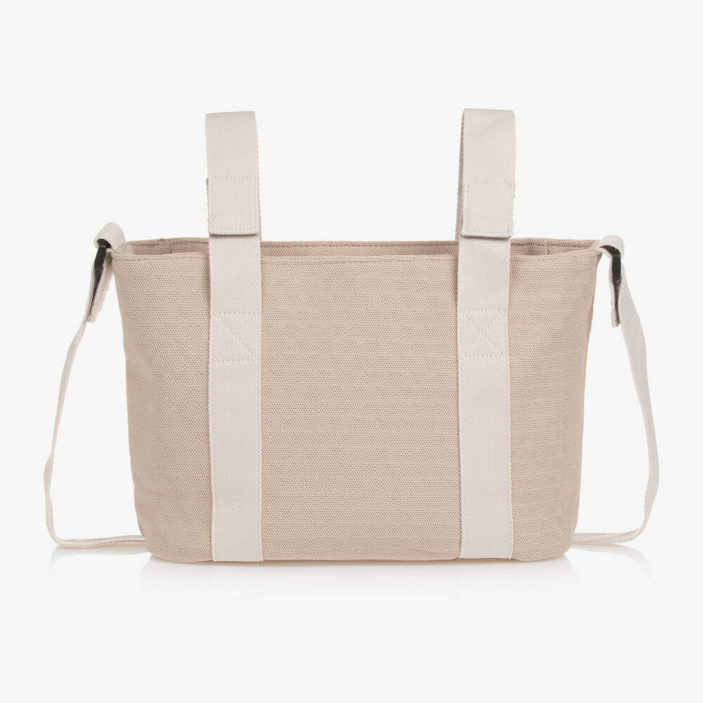 Pasito a Pasito Walking Mum-Beige Stroller Changing Bag (41cm) | Childrensalon
