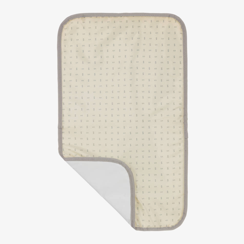 Pasito a Pasito-Blue Cotton Animal Print Changing Bag (40cm) | Childrensalon