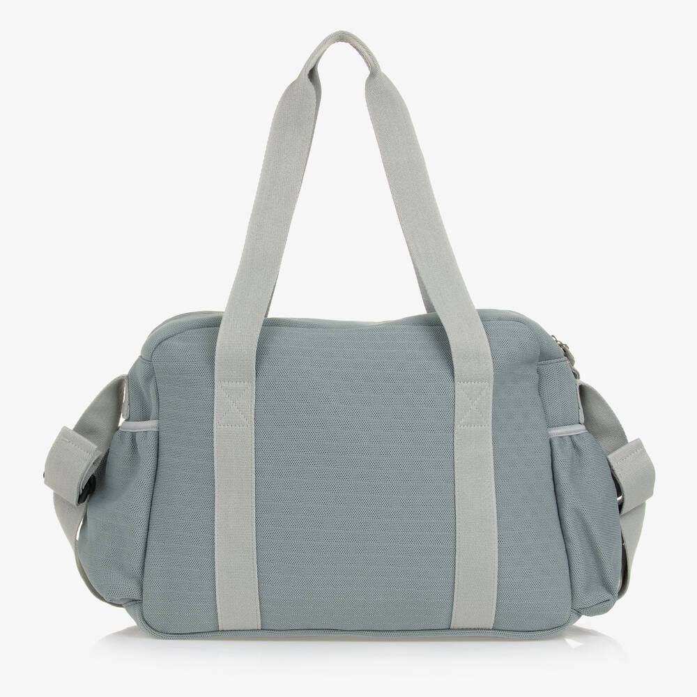 Pasito a Pasito Walking Mum-Пеленальная сумка голубая из экосетки (39см) | Childrensalon