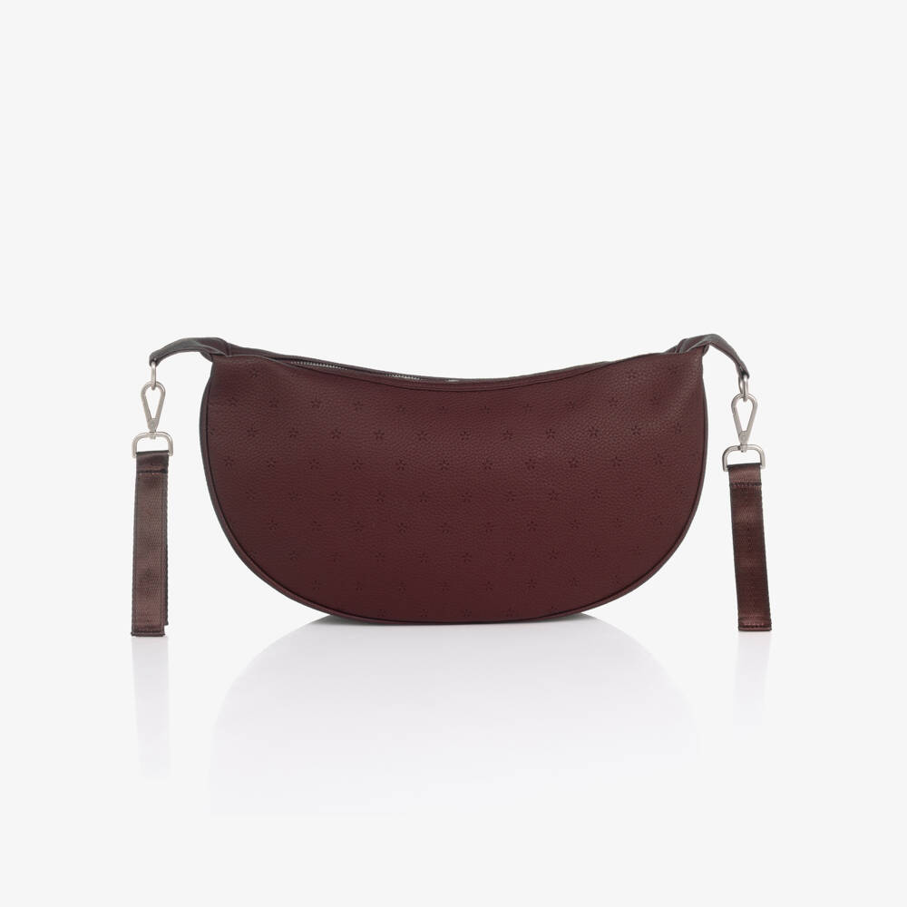 Pasito a Pasito-Пеленальная сумка бордовая кросбоди Gondola (38см) | Childrensalon