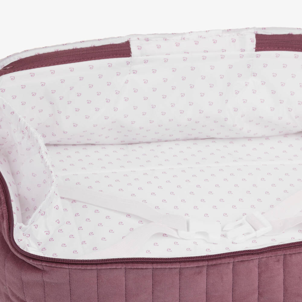 Pasito a Pasito-Cherry Velvet Suitcase (44cm) | Childrensalon