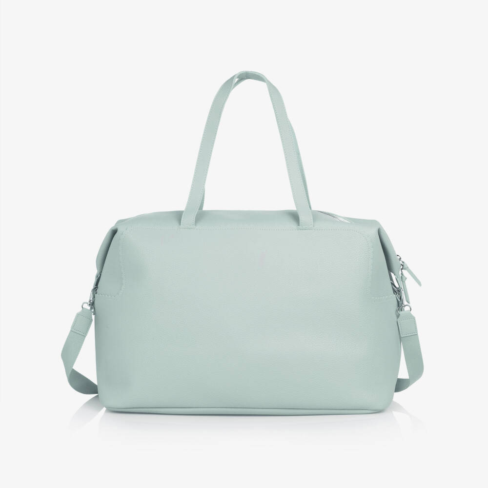 Pasito a Pasito-حقيبة تغيير الحفاضات جلد صناعي لون أخضر (50 سم) | Childrensalon