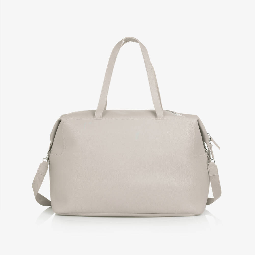 Pasito a Pasito-حقيبة تغيير الحفاضات جلد صناعي لون رمادي (50 سم) | Childrensalon