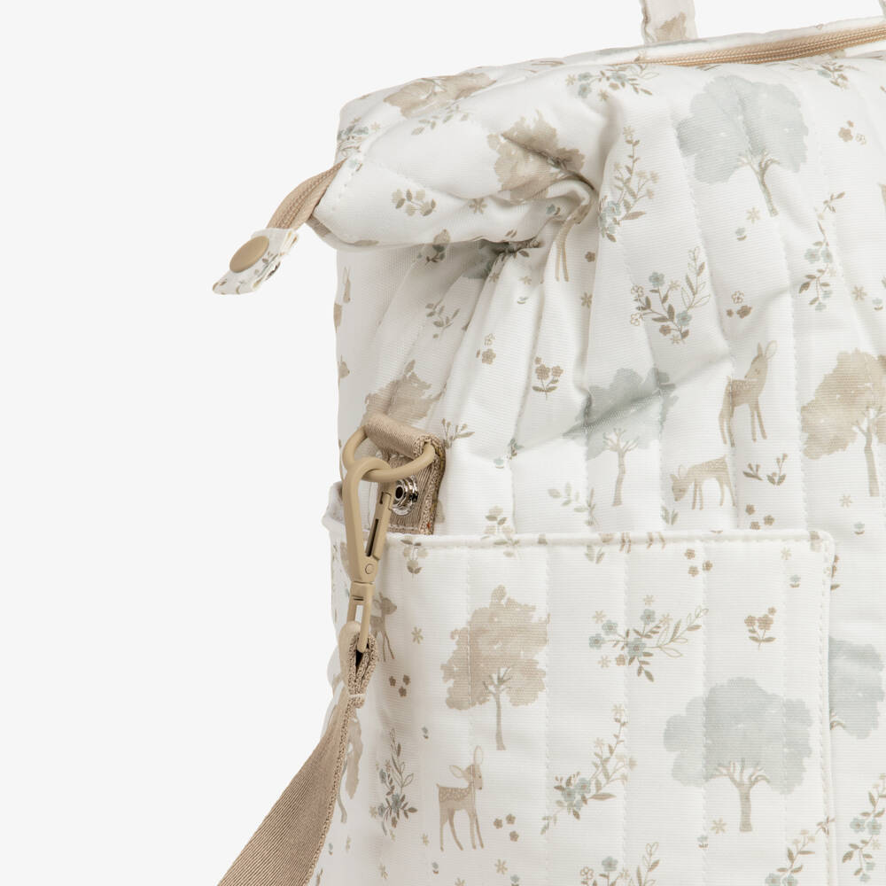 Pasito a Pasito-Ivory Quilted Weekend Changing Bag (50cm) | Childrensalon