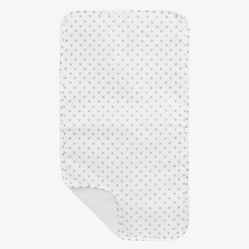 Pasito a Pasito-Navy Blue Faux Leather London Changing Backpack (38cm) | Childrensalon