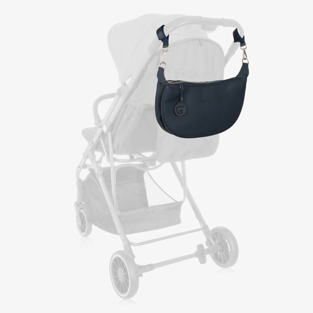 Pasito a Pasito-Navy Blue Gondola Crossbody Changing Bag (38cm) | Childrensalon