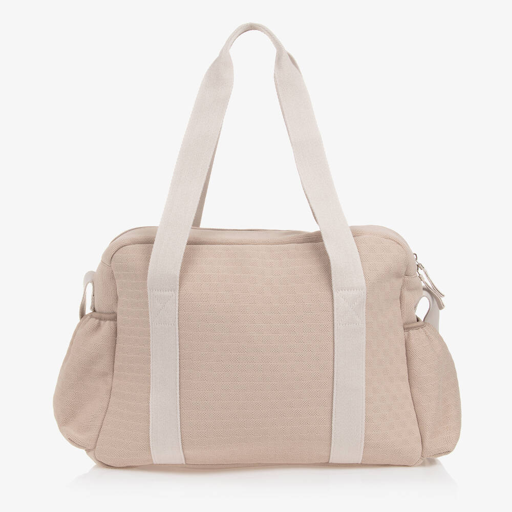Pasito a Pasito Walking Mum-Пеленальная сумка розовая из экосетки (39см) | Childrensalon