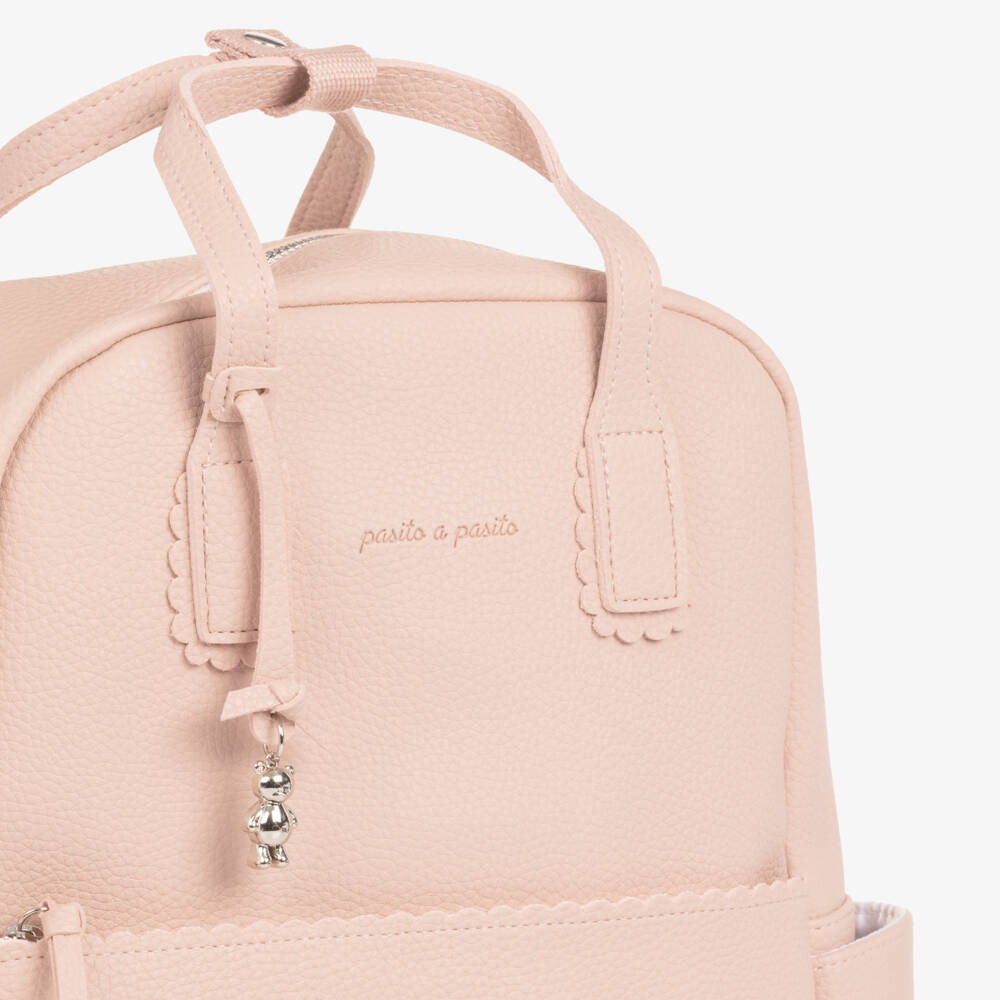 Pasito a Pasito Walking Mum-Пеленальный рюкзак розовый из искусственной кожи (38см) | Childrensalon