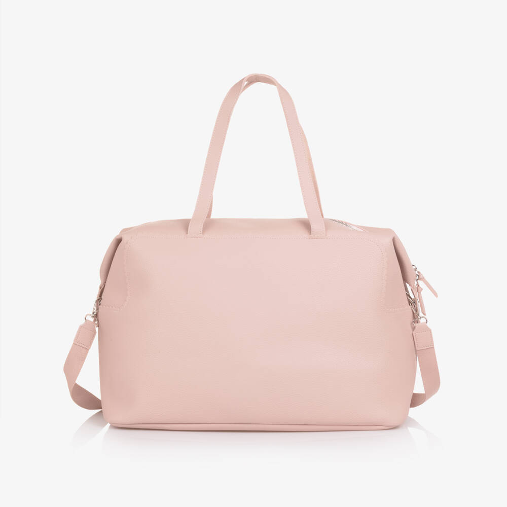 Pasito a Pasito-حقيبة تغيير الحفاضات جلد الصناعي لون زهري (50 سم) | Childrensalon