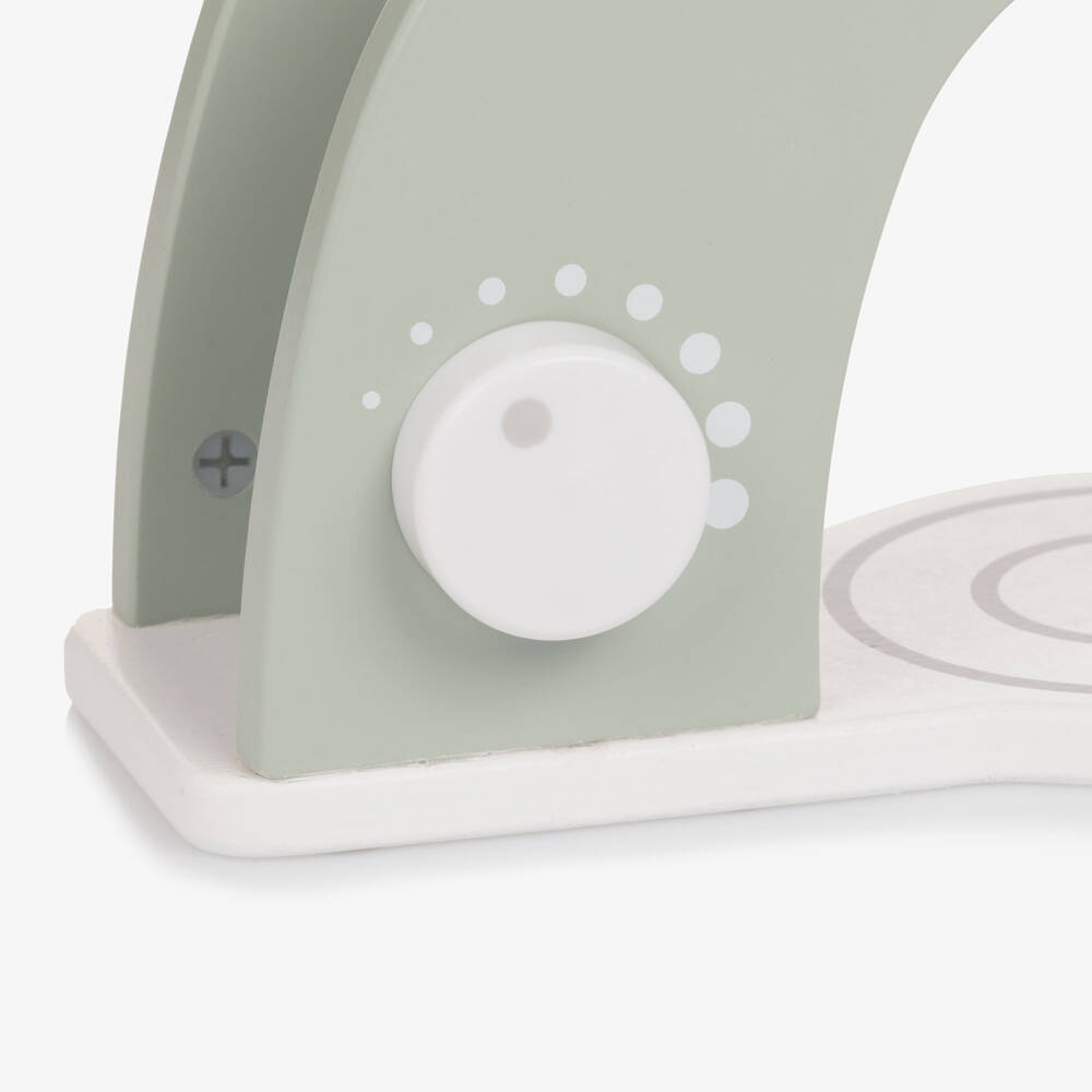 Pasito a Pasito-Sage Green Wooden Coffee Machine Toy (15cm) | Childrensalon